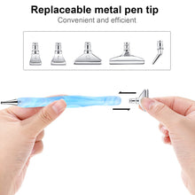 Load image into Gallery viewer, 13Pcs 5D Resin Diamond Painting Pen Nibs DIY Craft Point Drill Pens (Silver)