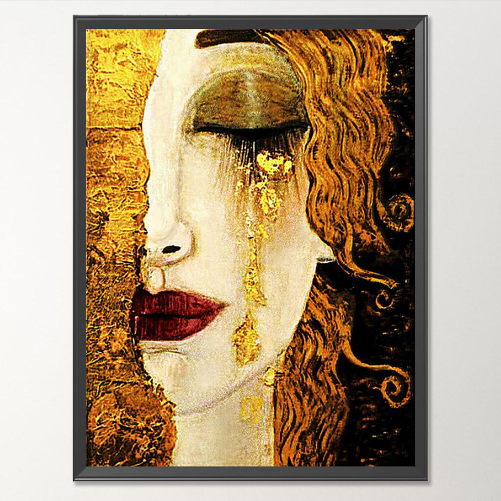 Tears Of Gold - Full 11CT Stamped Cross Stitch 40x50CM - Band