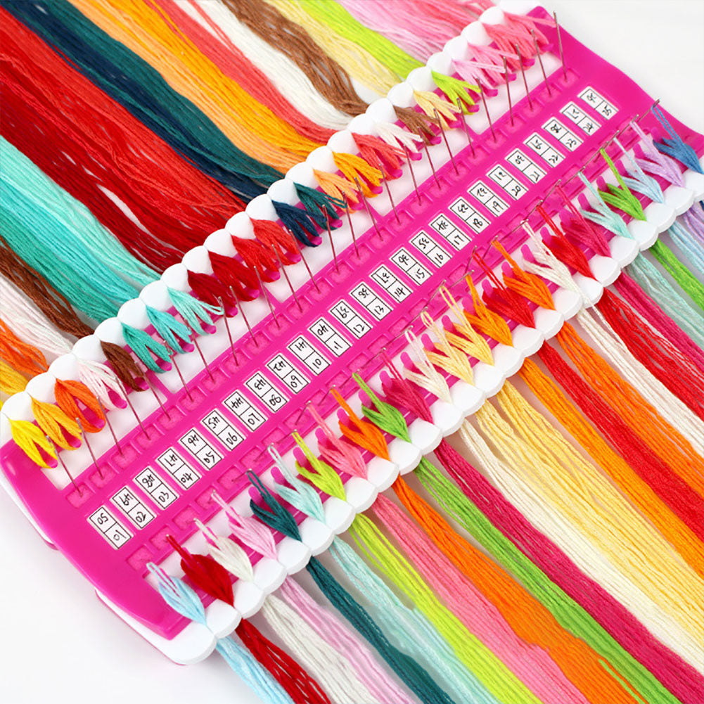 Cross Stitch Row Line Tools 50 Position Embroidery Floss Thread Organizer