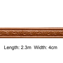 Load image into Gallery viewer, 3D Foam Self-adhesive Waist Corner Line DIY Wall Edge Strip Skirt (Copper)