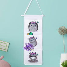 Load image into Gallery viewer, Wall Hanging Storage Bag DIY Owl Diamond Painting Home Organizer