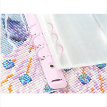 Load image into Gallery viewer, Diamond Painting Storage Book Beads Container Loose Leaf A5 Binder (Purple)