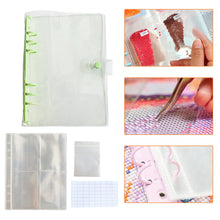 Load image into Gallery viewer, Diamond Painting Storage Book Beads Container Loose Leaf A5 Binder (Green)