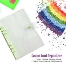 Load image into Gallery viewer, Diamond Painting Storage Book Bead Container A5 Album Binder (Green)
