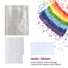 Load image into Gallery viewer, Diamond Painting Storage Book Kits Accessories (Loose Leaf+Stickers)