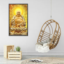 Load image into Gallery viewer, Buddha'S Light 40*70CM(Canvas) Full Round Drill Diamond Painting