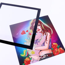 Load image into Gallery viewer, Diamond Painting Magnetic Frame Self-Adhesive (Black Glossy Inner Size 25x25cm)
