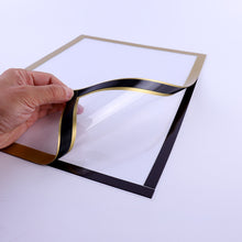 Load image into Gallery viewer, Diamond Painting Magnetic Frame Self-Adhesive (Gold Glossy Inner Size 25x35cm)