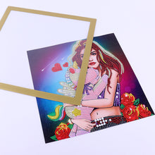 Load image into Gallery viewer, Diamond Painting Magnetic Frame Self-Adhesive (Gold Glossy Inner Size 25x35cm)