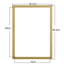 Load image into Gallery viewer, Diamond Painting Magnetic Frame Self-Adhesive (Gold Glossy Inner Size 35x45cm)