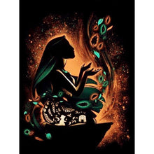 Load image into Gallery viewer, Disney Character Silhouettes 30*40CM(Canvas) Full Round Drill Diamond Painting