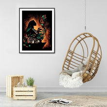 Load image into Gallery viewer, Disney Character Silhouettes 30*40CM(Canvas) Full Round Drill Diamond Painting