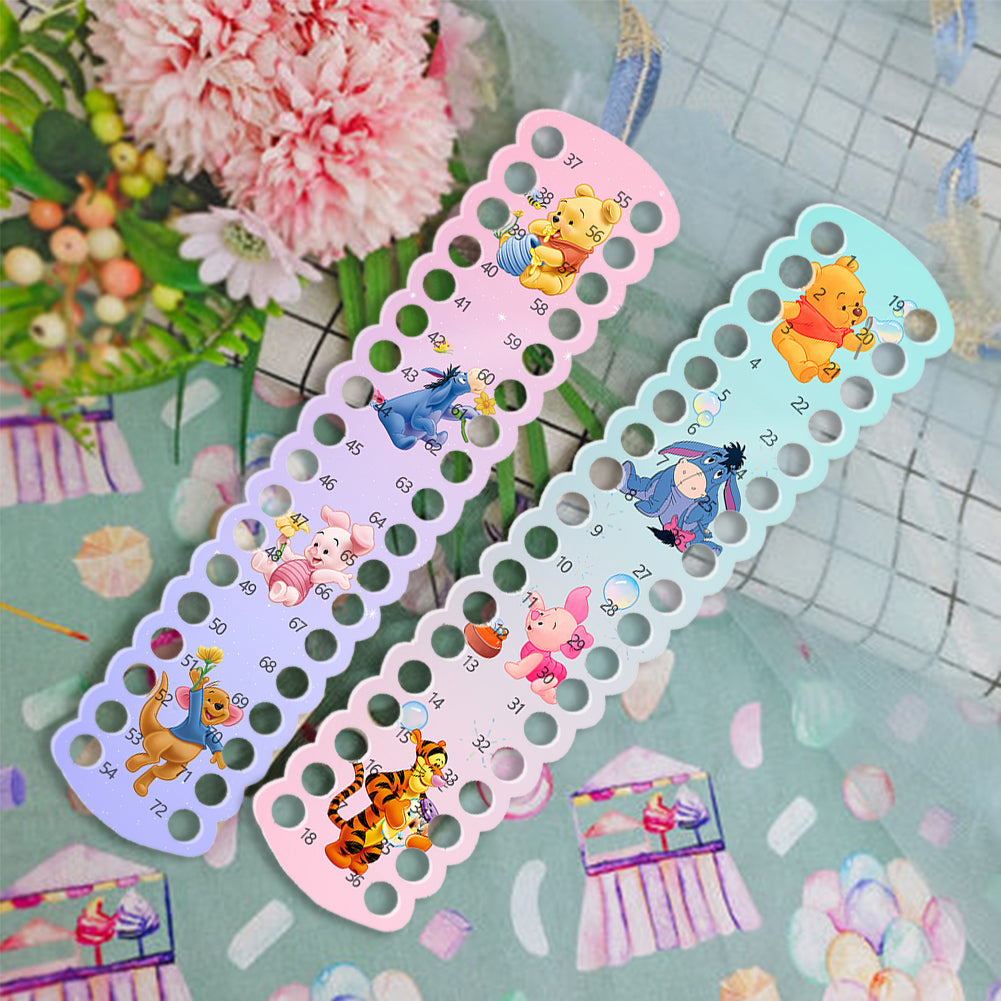2pcs Cartoon Embroidery Floss Organizer Cross Stitch Thread Holder Storage