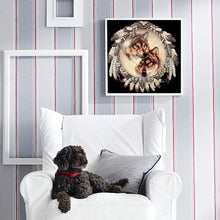 Load image into Gallery viewer, Dreamcatcher Wolf 30*30CM(Canvas) Full Round Drill Diamond Painting