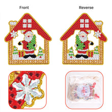Load image into Gallery viewer, Christmas 5pcs Xmas Theme 2D Flat DIY Hanging Diamond Art Kits Home Wall Decoration Crafts