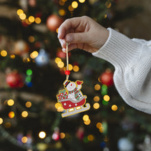 Load image into Gallery viewer, Christmas 5pcs Xmas Theme 2D Flat DIY Hanging Diamond Art Kits Home Wall Decoration Crafts