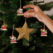 Load image into Gallery viewer, Christmas 5pcs Xmas Theme 2D Flat DIY Hanging Diamond Art Kits Home Wall Decoration Crafts