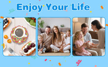 Load image into Gallery viewer, 6pcs DIY Mosaic Table Placemat with Rack Woodiness Insulation Pad