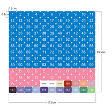 Load image into Gallery viewer, Square Round Color Number Labels 26 Letters 1-100 for Adults Kids (Square)
