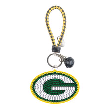 Load image into Gallery viewer, DIY Gem Keychains Double Sided Rugby Badge Craft Hanging Ornament