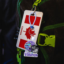 Load image into Gallery viewer, DIY Diamond Art Keychains Craft Rugby Team Badge Hanging Ornament