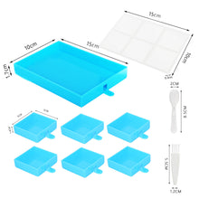 Load image into Gallery viewer, Diamond Embroidery Large Tray Handwork Bead Storage DIY Big Tools (Blue)