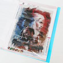 Load image into Gallery viewer, Folder Storage Bag A4 A3 Letter Storage Book for Diamond Painting (A4 Blue)