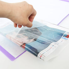 Load image into Gallery viewer, Folder Storage Bag A4 A3 Letter Storage Book for Diamond Painting (A4 Purple)