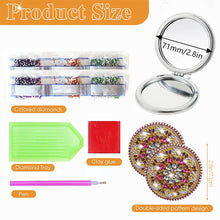 Load image into Gallery viewer, Double Side DIY Datura Diamond Painting Mirror for Adult and Kids