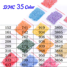Load image into Gallery viewer, 1225Pcs 5D Diamond Art Beads 60 Colors Flat Bottom Diamond Beads (Round Set 1)