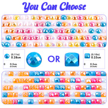 Load image into Gallery viewer, 1225Pcs 5D Diamond Art Beads 60 Colors Flat Bottom Diamond Beads (Round Set 2)