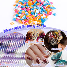 Load image into Gallery viewer, 1225Pcs 5D Diamond Art Beads 60 Colors Flat Bottom Diamond Beads (Square Set 2)