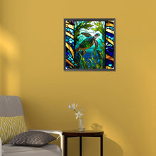 Load image into Gallery viewer, Marine Life Glass Painting 30*30CM(Canvas) Full Round Drill Diamond Painting