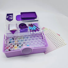 Load image into Gallery viewer, Diamond Painting Storage Box Diamond Art Accessories Tool Box (with Tools)