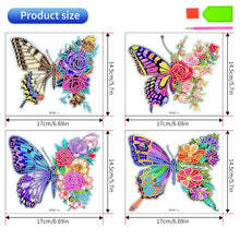 Load image into Gallery viewer, 4pcs Diamond Mosaic Kits Butterfly DIY for Kids Adult Beginners