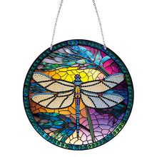 Load image into Gallery viewer, Stained Glass Suncatcher Panel Decorative Home Garden Decoration