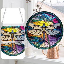 Load image into Gallery viewer, Stained Glass Suncatcher Panel Decorative Home Garden Decoration