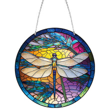 Load image into Gallery viewer, Stained Glass Suncatcher Panel Decorative Home Garden Decoration