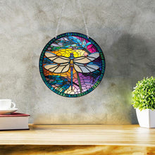 Load image into Gallery viewer, Stained Glass Suncatcher Panel Decorative Home Garden Decoration