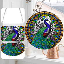 Load image into Gallery viewer, Stained Glass Suncatcher Panel Decorative Home Garden Decoration