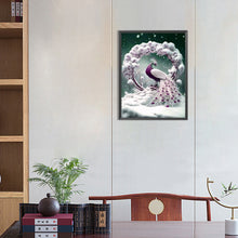 Load image into Gallery viewer, Peacock In The Snow 30*40CM(Canvas) Full Round Drill Diamond Painting