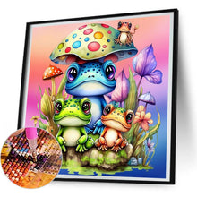 Load image into Gallery viewer, Three Frogs 30*30CM(Canvas) Full Round Drill Diamond Painting