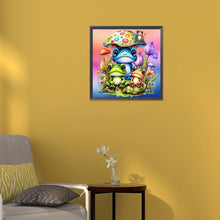 Load image into Gallery viewer, Three Frogs 30*30CM(Canvas) Full Round Drill Diamond Painting