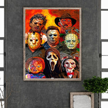 Load image into Gallery viewer, Collection Of Horror Characters 40*50CM(Canvas) Full Round Drill Diamond Painting