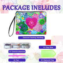 Load image into Gallery viewer, Partial Shaped Drill DIY Diamond Painting Bag with Zipper (Love Succulent)
