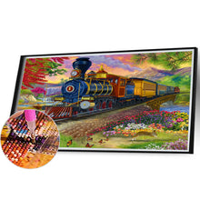 Load image into Gallery viewer, Locomotive 55*40CM(Picture) Full Round Drill Diamond Painting
