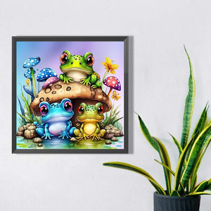 Frog 40*40CM(Picture) Full Square Drill Diamond Painting