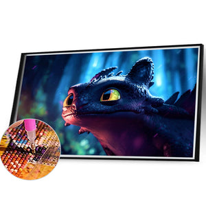 How To Train Your Dragon Toothless 40*30CM(Canvas) Full Round Drill Diamond Painting