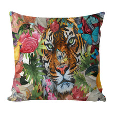 Load image into Gallery viewer, 17.72x17.72In Handicraft Embroidery Yarn Pillowcase Tiger Pillow Self-Embroidery
