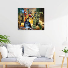 Load image into Gallery viewer, Super Hero 60*50CM(Canvas) Full Round Drill Diamond Painting
